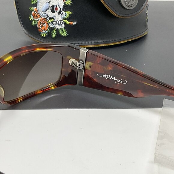 Ed Hardy EHS 004 63-12 120 Tortoise - Sunglasses w/ Case main image 9